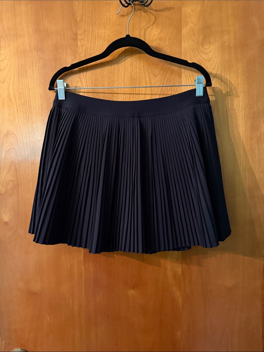 Pleated Black Women's Tennis Skirt - Classic A-Line Style